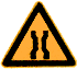 窄橋標(biāo)識(shí)